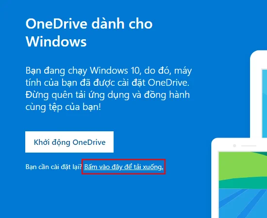 tải xuống OneDrive