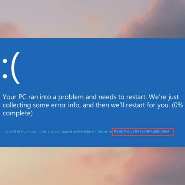 5 Cách sửa lỗi: Page Fault in Nonpaged Area trên Windows 10