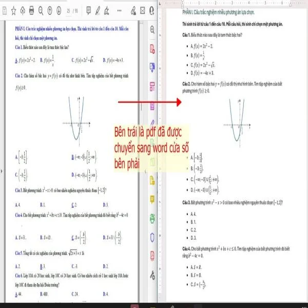 CHUYỂN PDF SANG WORD GIỮ NGUYÊN CÔNG THỨC TOÁN HỌC CHỈ TRONG NHÁY MẮT