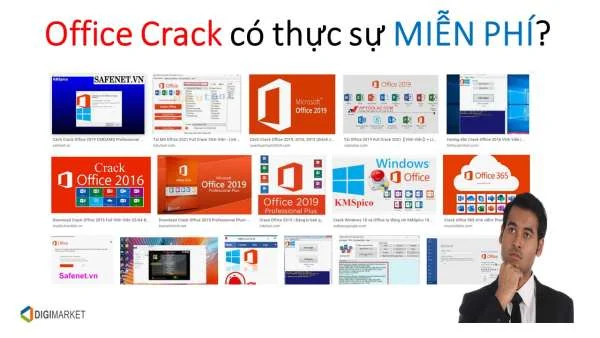 Sử dụng Office Crack có thực sự là miễn phí?