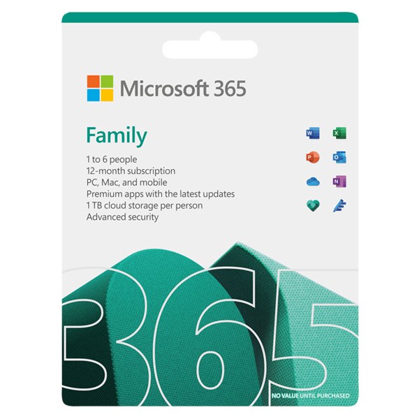 Microsoft 365 Family (Tài khoản chia sẻ) - Gói 2 năm, Digimarket cung cấp  chính hãng