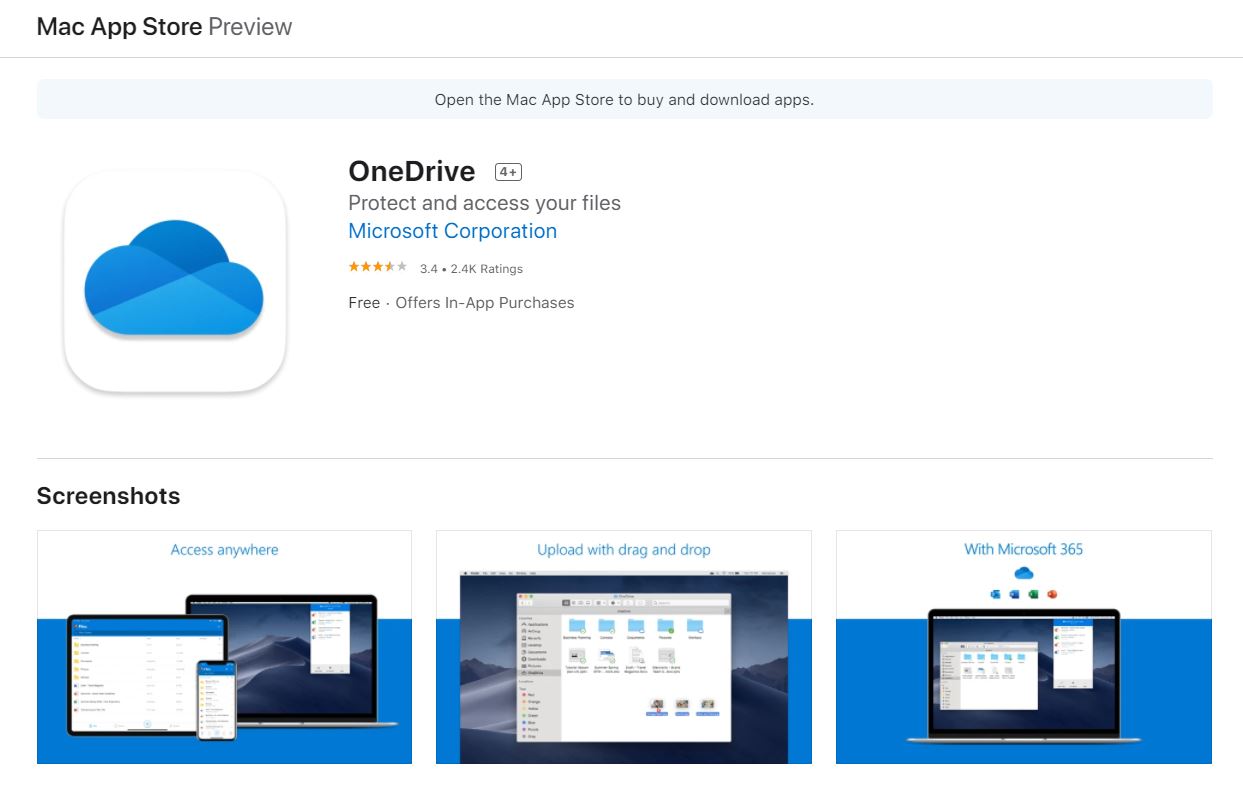 OneDrive cho iPad
