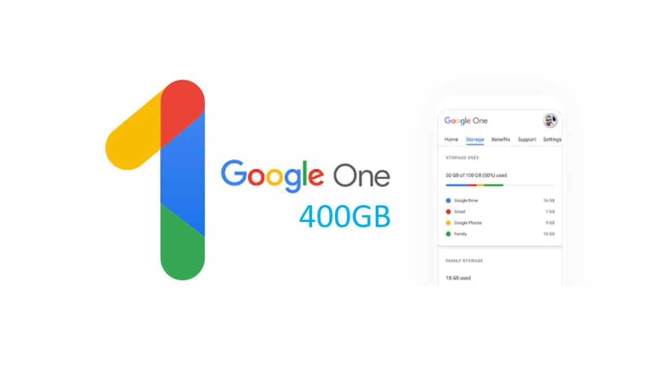 Google One 400GB