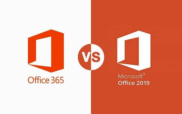 So sánh Microsoft 365 và 2019